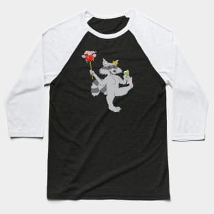 Raccoon Queen Baseball T-Shirt